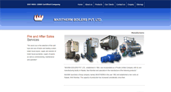 Desktop Screenshot of maxithermboiler.com